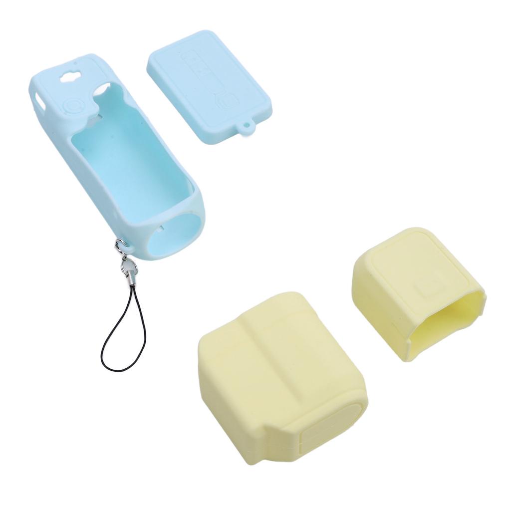 Силиконовый чехол для карманной камеры, мягкий защитный чехол для аксессуаров POCKET 3, разноцветная крышка объектива