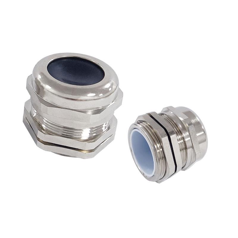 Star Cable Nickel-Plated Brass Waterproof IP68 Connector for Chemical & Mining Industries