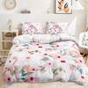 Bed Three-Piece Set Flamingo Series Quilt Cover Digital Printing Kit Two-Piece Set