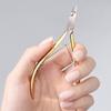 Stainless Steel Nail Cuticle Nipper 2in1 Dead Skin Scissors Sharp Manicure Beauty Tool for Salon and Home