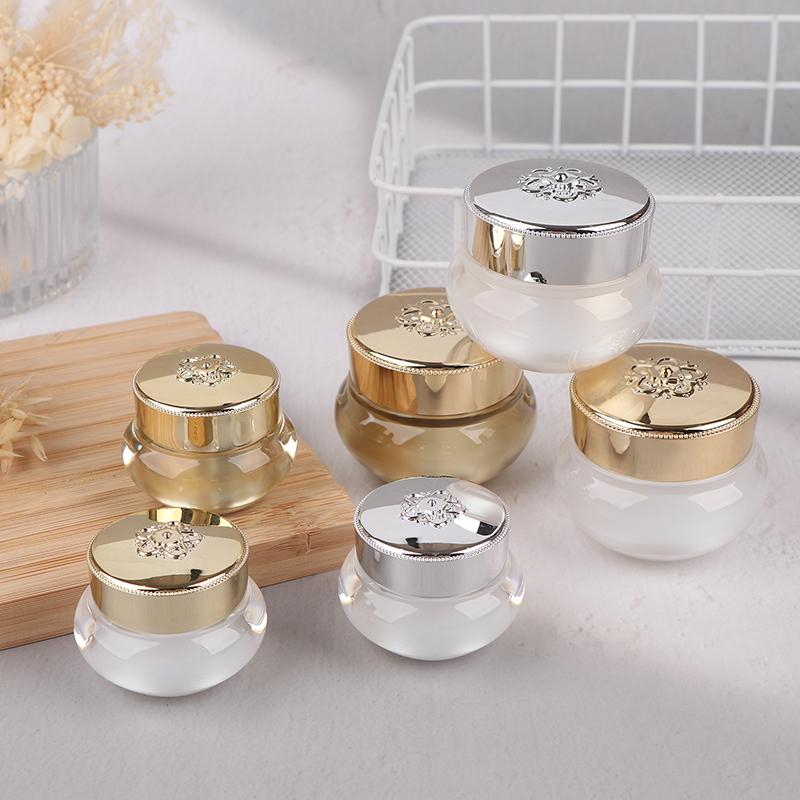 5/10/20 г Пустые баночки для крема Многоразовые бутылочки Дорожные баночки для крема Контейнеры для макияжа Инструменты для ухода за кожей в стиле легкой роскоши