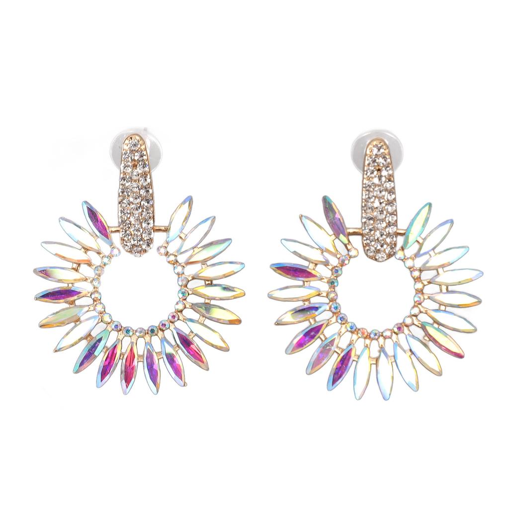 Модные серьги-подвески со стразами, большие серьги-люстры для женщин