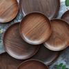 Beech Wood 1pc Cake Dish Snack Dinnerware Beech Dinner Plate Serving Tray Dessert Plates Tableware