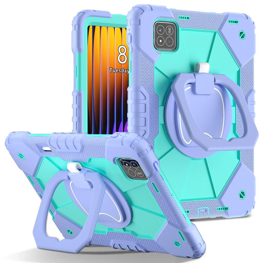 with Handle Rotation Stand Case For Pad 7 Pro 11.2 POCO Redmi Pad SE 8.3 Pro 12.1 inch Tablet Case Shockproof Hard Cover