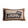 Nordic Style Animal Pillow Cover Embroidery Design Home Decoration Pillowcase  For Bedroom