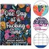 New Mental Health Calendar 2025 Fun Swear Record Calendar Monthly Wall Planner Wall Calendar for Home Offices