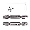 For WPL B-14 B14K B-24 B24K B-16 B16K C-14 C14K C-24 RC Metal Heavy-Duty Drive Shaft Kit for 1/16 1/24 RC Crawler Car