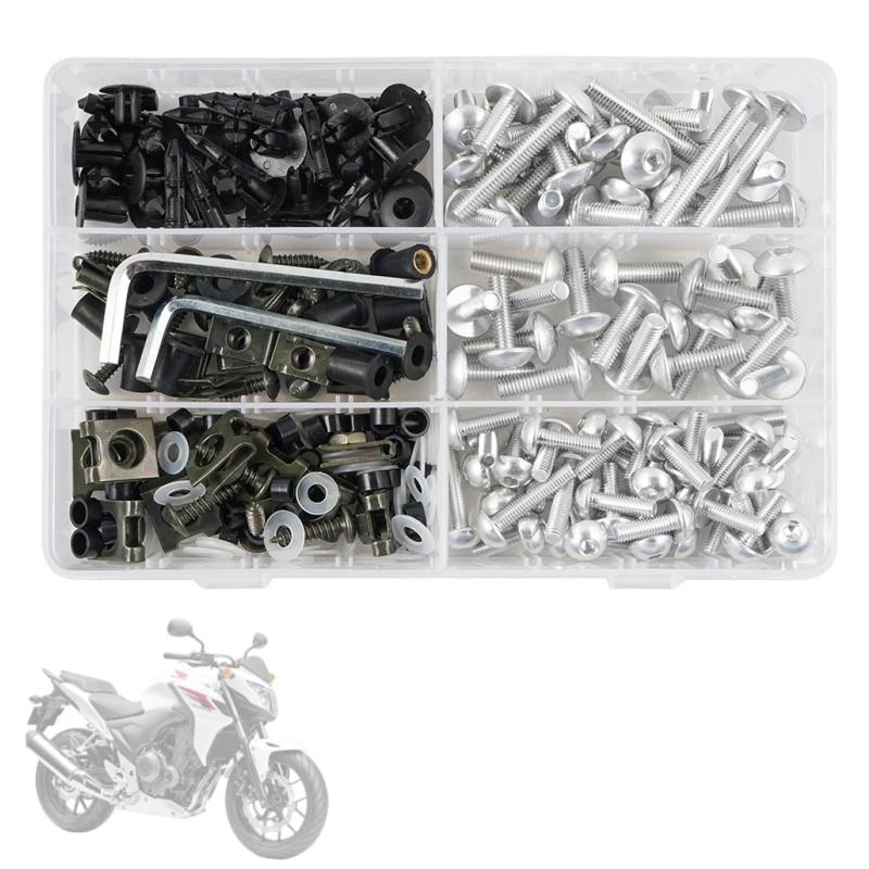 223pcs Fairing Bolt Nut Body Screws For Yamaha YZF R1 R3 R6 R6S R25 FZ1 FZ6 FZ8 MT07 MT09 FZ07 FZ09 Tracer FZR 600 750R