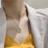 Богемное колье-чокер с золотой луной для женщин, цепочки, эффектное ожерелье, звездная карта, кулон в виде сердца, ожерелья, ювелирные изделия в стиле бохо, подарок