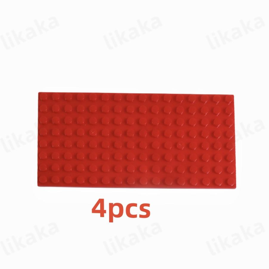 8*16 точек, пластиковые строительные блоки, 4 шт., базовые пластины, совместимые с городскими классическими игрушками, мини-блоки, базовые пластины, детали для детей