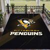 Soft Floor Carpet Pittsburgh Penguins Pattern Area Rug Decorative Mat For Home Room Decoration