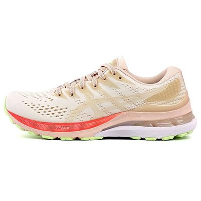Gel-Kayano 28 Серия для ночного бега Тканевая стабилизация Марафон Профессиональные кроссовки с низким верхом Женские кроссовки Бежевый 1012B242-101