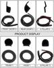 ZJZO5 Door Seal Soundproof Kit for 2025 Tesla Model 3 Y S X Rubber Weather Draft Seal Strip Wind Noise Kit Front Trunk Cover Strip