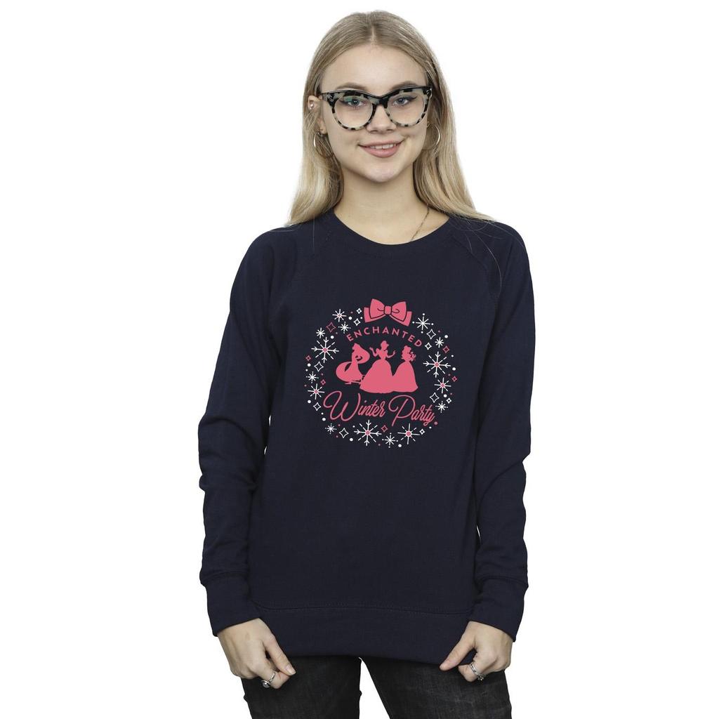 Disney Womens/Ladies Princess Winter Party Sweatshirt