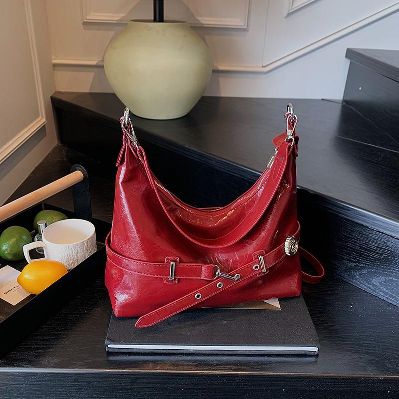 Премиальная ретро сумка подмышку женская новая модная сумка через плечо для通勤 нишевая сумка-мессенджер для通勤