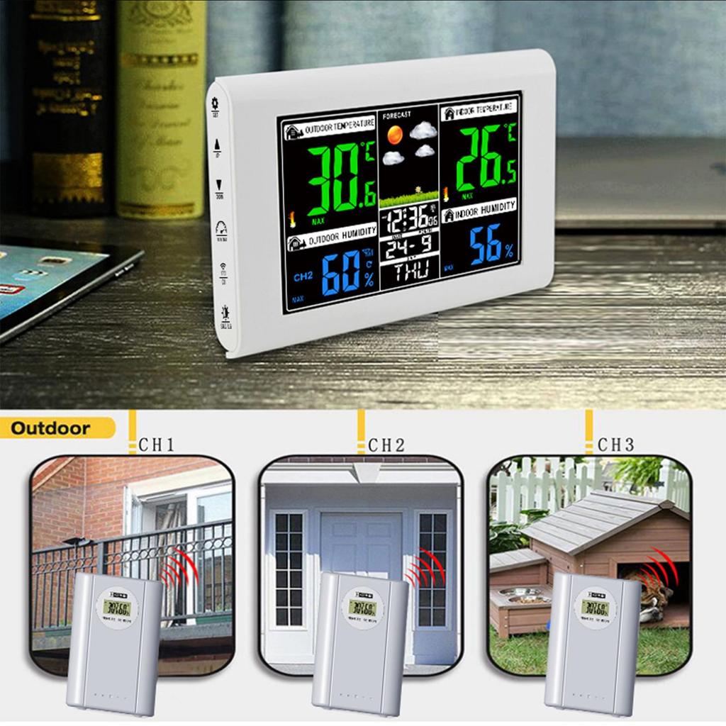 Часы с высокоточным прогнозом погоды и мониторингом температуры и влажности