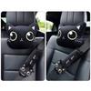 Rearview Mirror Cover Black Cat Car Headrest Car Neck Pillow Seatbelt Shoulder Covers Cat Headrest