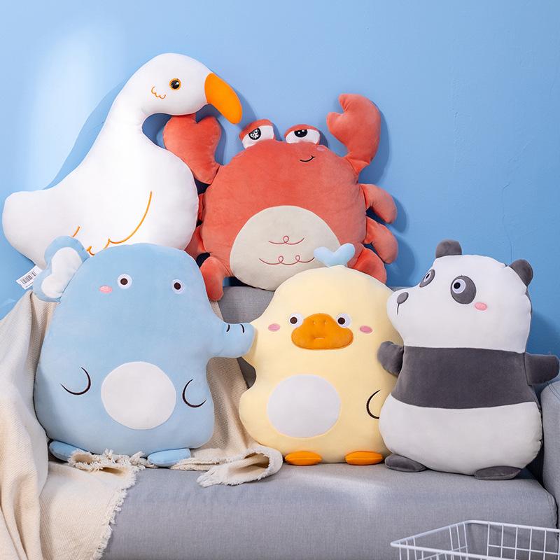 Милые новые продукты Главная Креативная мультяшная подушка с изображением животных Коллекция подушек с изображением фруктов Подушка для талии в автомобиле Диван Офис