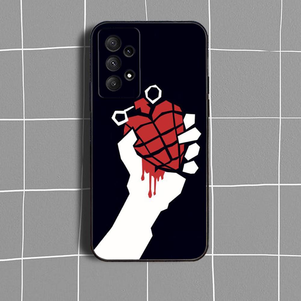 G-Green Day B-Band-ES Phone Case For Samsung Galaxy A73,31,32,72,41,53,52,71,22,5G,Note,J7,8,9 Soft Black Cover