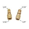 2pcs Set R410a Adapter 5/16 SAE F Quick Connector To 1/4 SAE M Flare 5 16 SAE M To 1/4 Female Male Suitable For R410 R32 R22