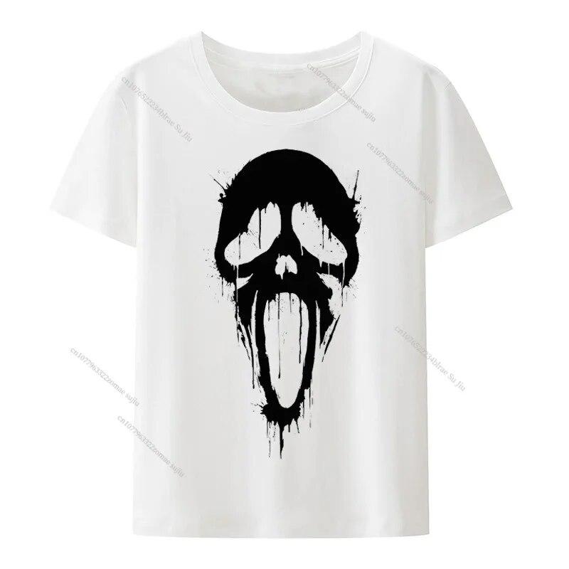 Horror Movie Printed T-shirts Fashion Harajuku Style High Street Short Sleeve Summer Unisex's Pure Cotton Top Casual Unisex's Clothing