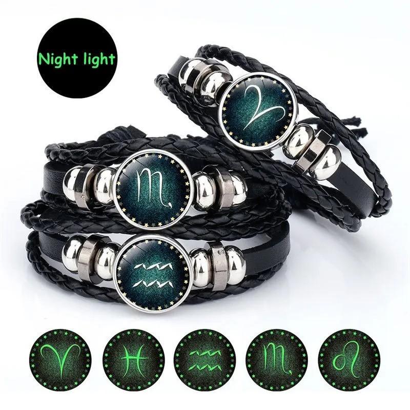 12 Constellation Bracelet Personalized Retro Woven Sky Bracelet
