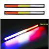 2X 16mm 17mm Led Strip Fog Light Drl White Cob Outdoor Waterproof 12v Red Car Daytime Running Auto Headl Narrow Ultra Thin
