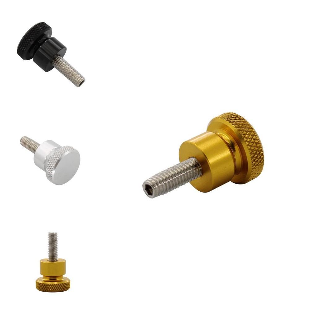 Премиальные винты быстрого съема подушки сиденья без инструментов в серебристой, черной и золотой отделке