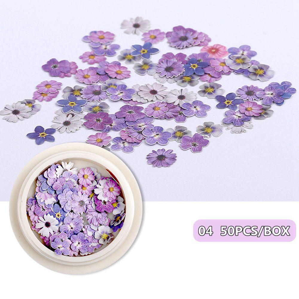 Роза Смешанные Слайсы Цветы Маргаритки Голографические Блестки для Нейл-Арта Пайетки для Ногтей Блестящие Хлопья