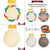 Cultural & Creative Sports Medals: Gold, Silver, Bronze Marathon Round Medals & Badges