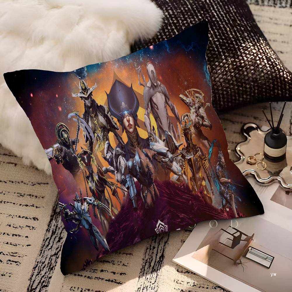 Подушка для геймера Warframes Подарок Декор для дома и офиса Подушка для спальни Дивана Автомобиля Наволочка