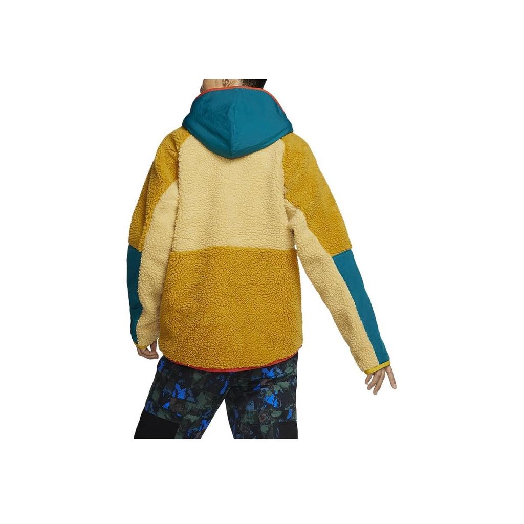 Nike Спортивная толстовка из шерпа с молнией 1/2 и лоскутным дизайном, мужская толстовка, разноцветная BV3766-723