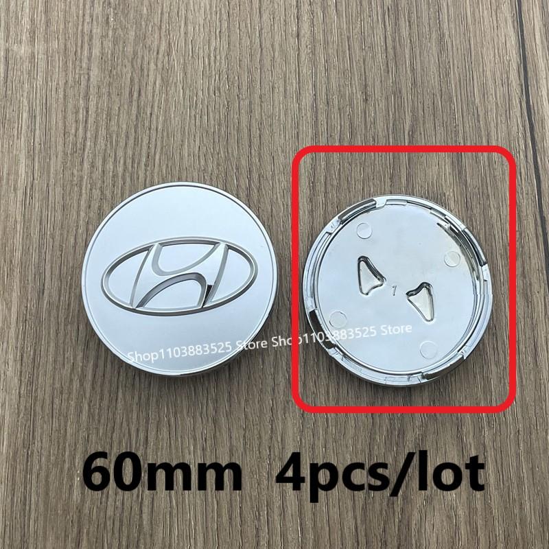 4pc 57/60/61/65mm Wheel Center Hub Caps for Hyundai Elantra Verna Creta I30 I20 Ix35 Celesta Sonata Palisade Bayon Tucson Inster Y9