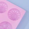 6-ячеечная 3D силиконовая форма в форме 3 разных цветов для DIY, форма для фондана, торта, мыловарения, свечей, торта, шоколада, для выпечки