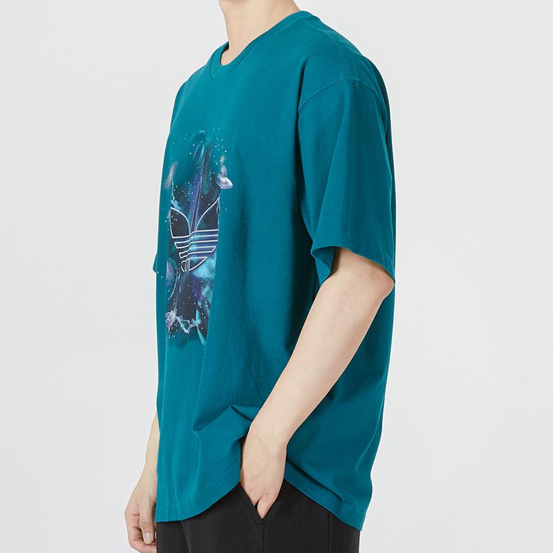 Adidas Originals T Shirt Unisex Natural Wild Duck Green HM8028