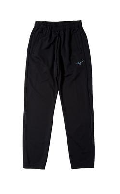 Mizuno Тренировочная одежда Разминочные брюки, Стандартные, Влагоотводящие, Быстросохнущие, Унисекс, Черный/Замок Угольный, Размер XS, 32MD9125