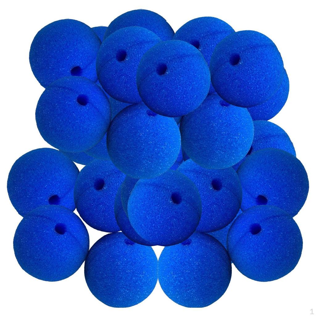 50 Pieces Clown Noses Costume Accessories for Halloween Carnival