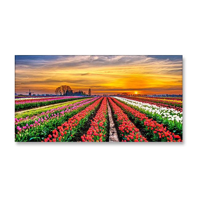 Современные пейзажи, лавандовые постеры и принты, фиолетовые цветы, холст, картины для гостиной, декор для дома, настенные картины без рамы