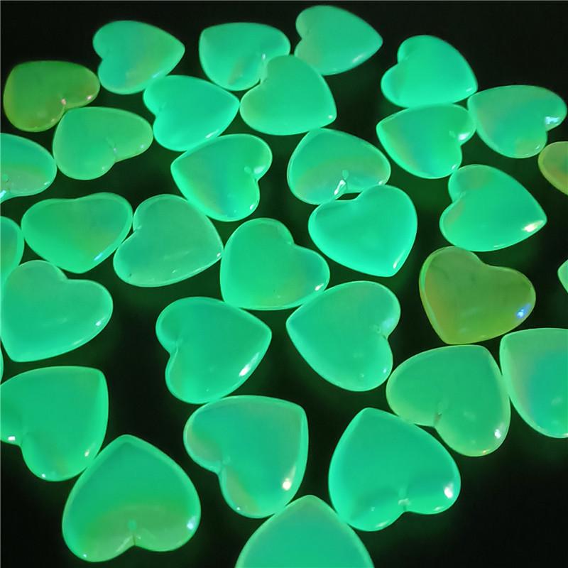 Креативные светящиеся ювелирные аксессуары, свободные бусины желейного цвета, модное ожерелье, персиковое сердце, браслет «сделай сам», материалы ручной работы, Aurora Dazzle 5 шт.