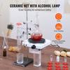 Essential Oil Distillation Kit, 500ml Distillation Apparatus, 3.3 Boro Lab Glassware Distillation Kit with 1000W Heating Plate and 24, 40 Joint, 33