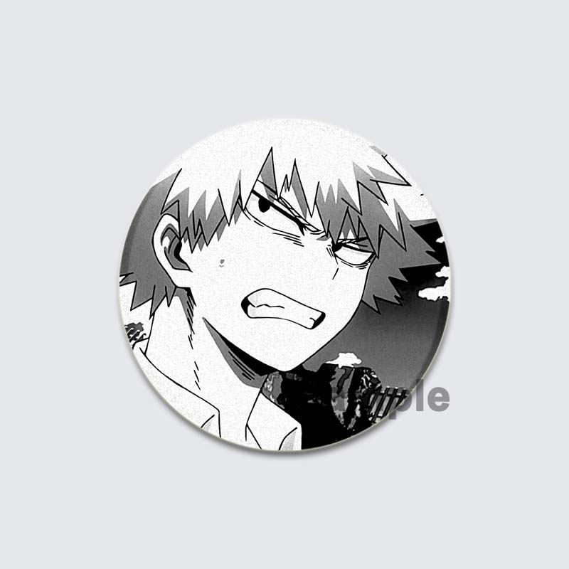32/44/58 мм аниме значок Моя геройская академия Мидория Изуку/Бакуго Катсуки/Тодороки Шото мультфильм брошь булавки рюкзак одежда аксессуары подарок