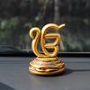 Идол Эк Онкар для приборной панели автомобиля и домашнего декора, религиозный символ сикхов, сувенир для офисного стола, мандира, комнаты для медитации