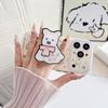 Cute Kawaii Dessert Shop Westie Dog Phone Case IPhone 17 Pro Max 16 Magnetic Snap-on Cover With Kickstand