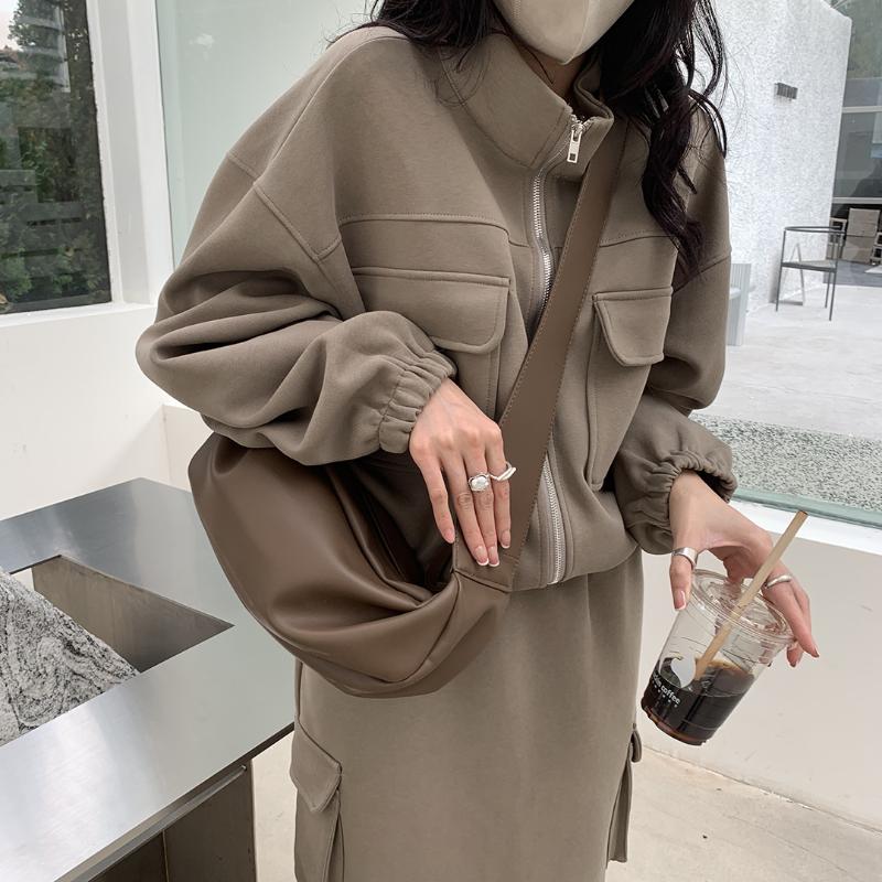 Новые женские мягкие сумки из искусственной кожи на плечо подмышками в стиле ретро, ​​женские сумки-подушки, кошельки и сумки