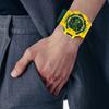 Casio Серия с двойным дисплеем LCD/Стрелки Яркие контрастные цвета Спортивные водонепроницаемые Бразильские цвета Интуитивное управление Вращающаяся заводная головка Большие GA-400CS-9APR