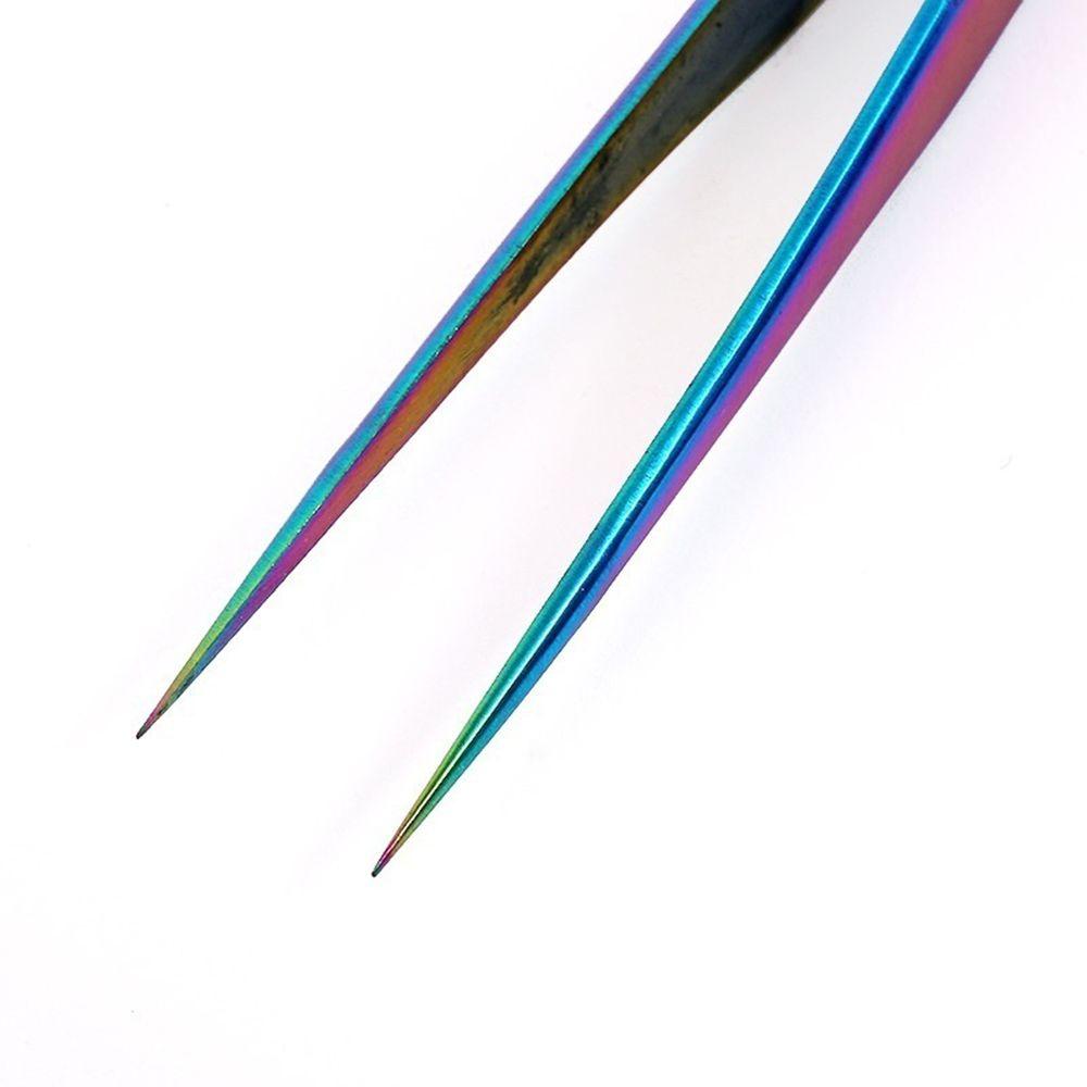 Steel Nail Art Supplies Clip Applicator False Eyelashes Eye Lashes Tweezer Extension Tools