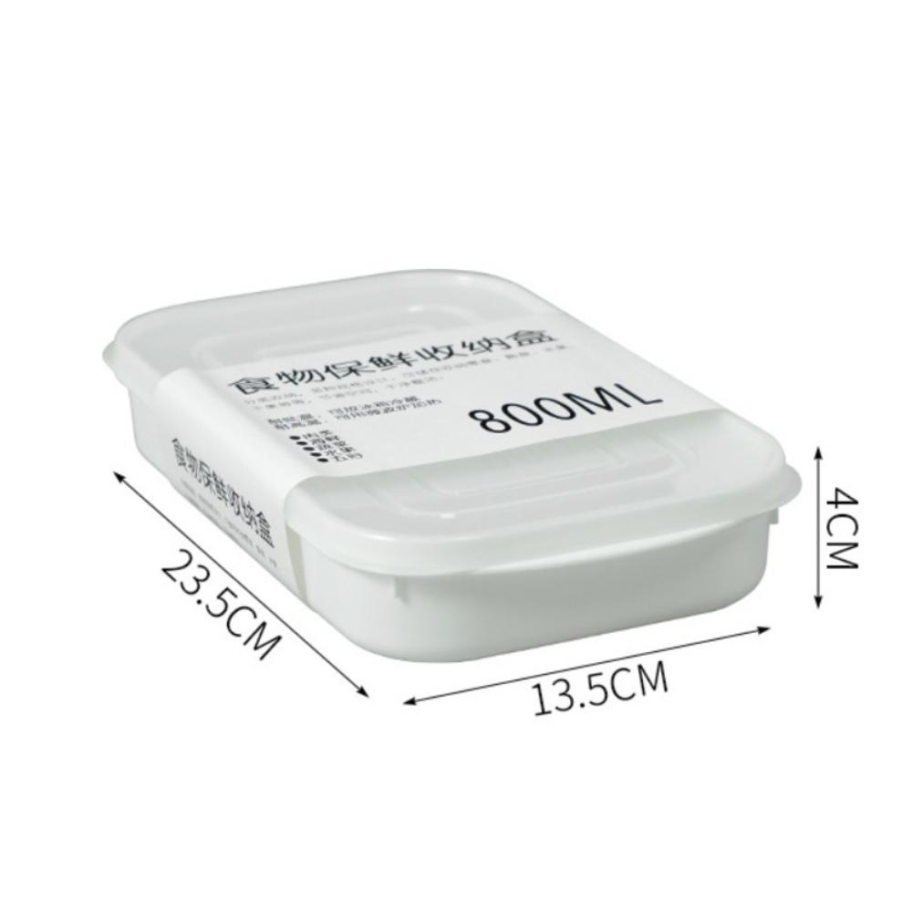 Sealed Fridge Food Storage Box 350ML/700ML/800ML/1600ML Fresh Divided Organizer  for Food Sorting