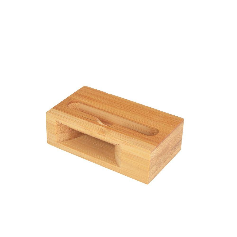 Бамбуковый усилитель звука без запаха, экологически чистый бамбуковый телефон, настольная подставка для офиса