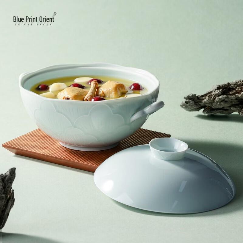 Blue Impression Oriental Jingdezhen Ceramic Tableware Set
