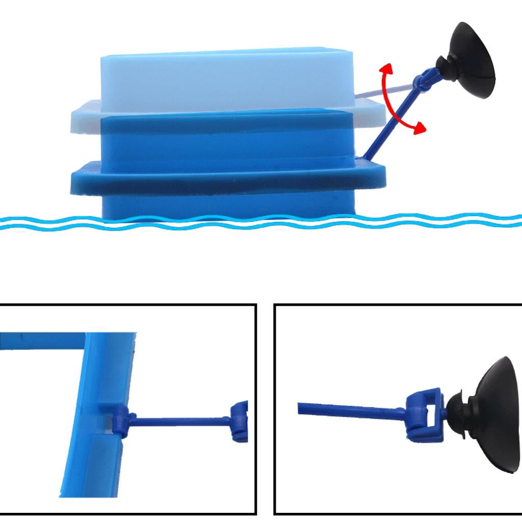 2pack Fish Tank Food Circles Easyly Install Fish Feeder Floating Food Feeder Suitable for Home and Office Tanks